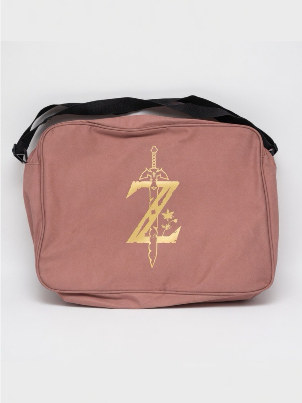Nintendo Zelda Messenger Bag with Gold Logo Accent laptop Bag